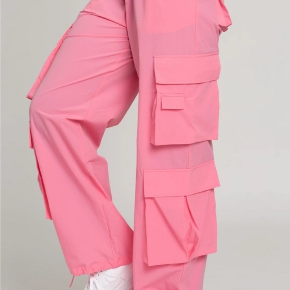 Gold Hinge Pink Cargo Pants